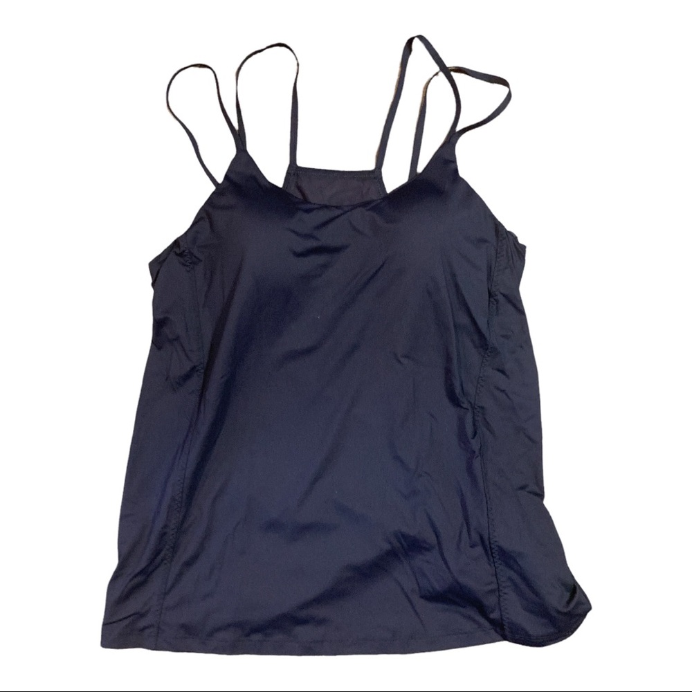 Athleta Black Tankini Top